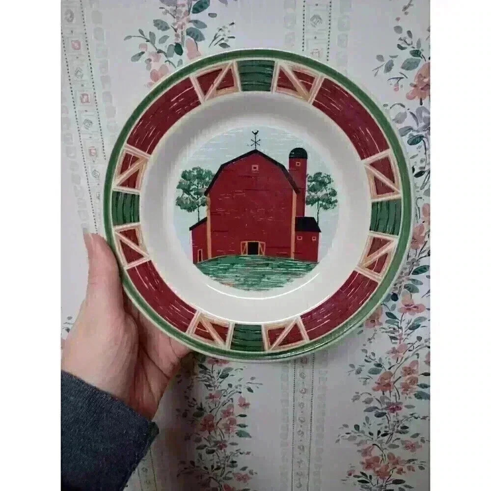 Tienshan Stoneware PRAIRIE Salad or Dessert Plate 7.5" Earthenware